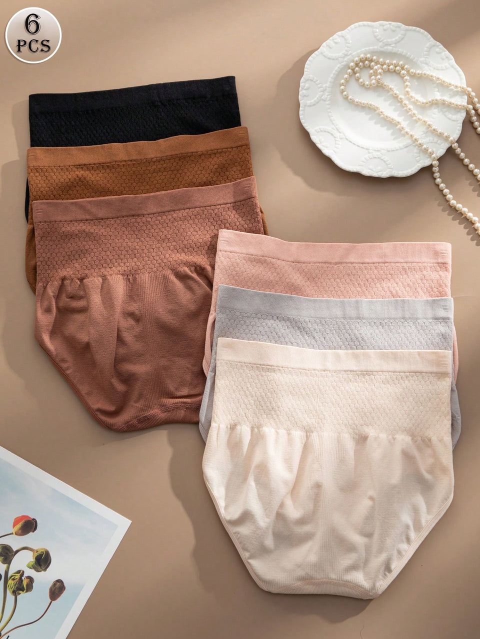 Pack of 3 Women High Waist  Pants Seamless Butt Lift Body Shaping Pants