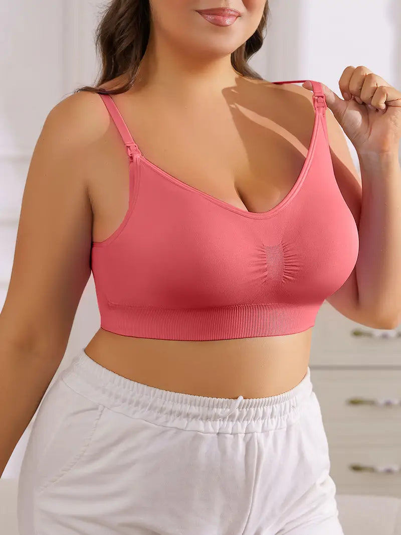 Nursing removable padded bra