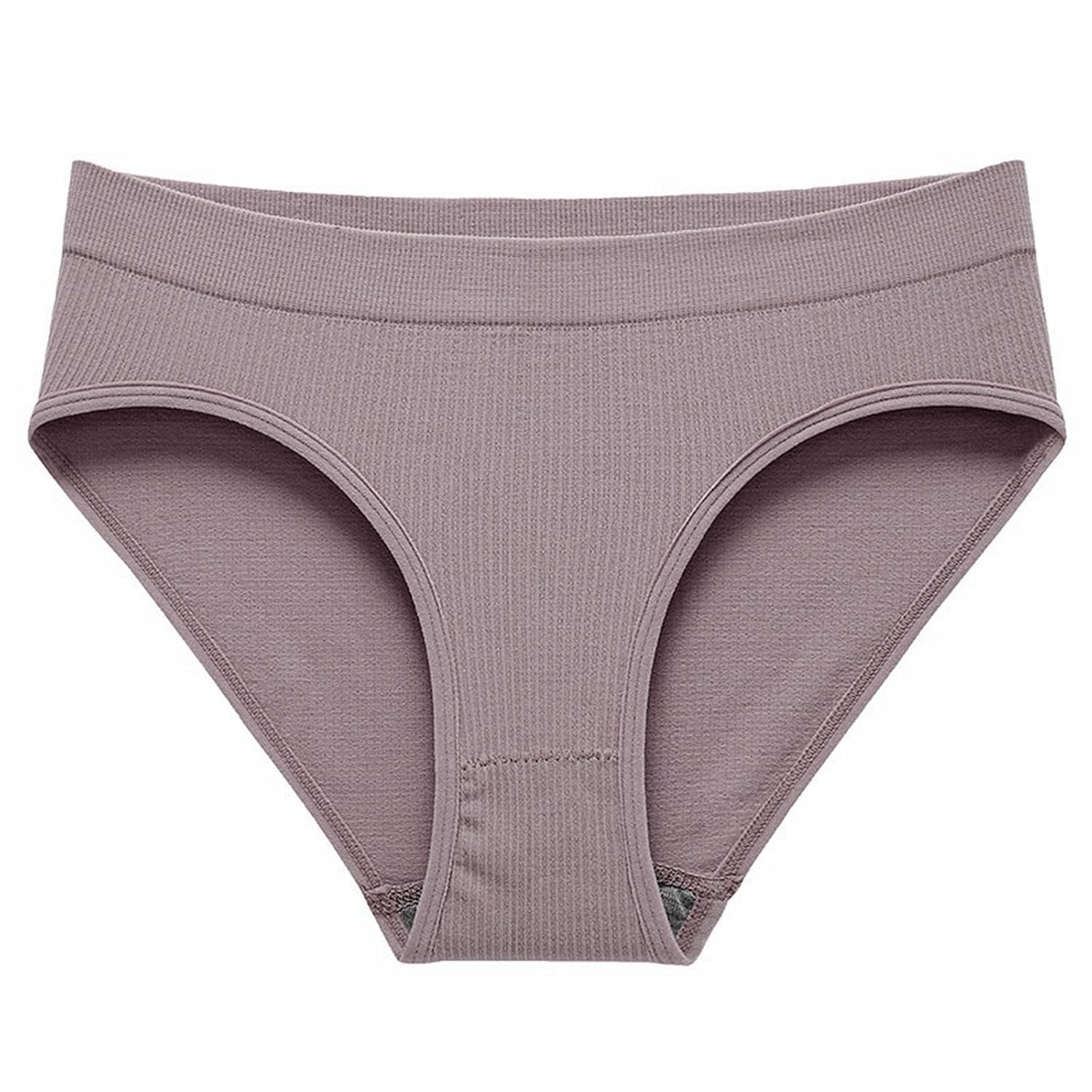 Pack of 3  Women's Briefs Briefs Trendy Ribbed Bikini Set Plus Underwear