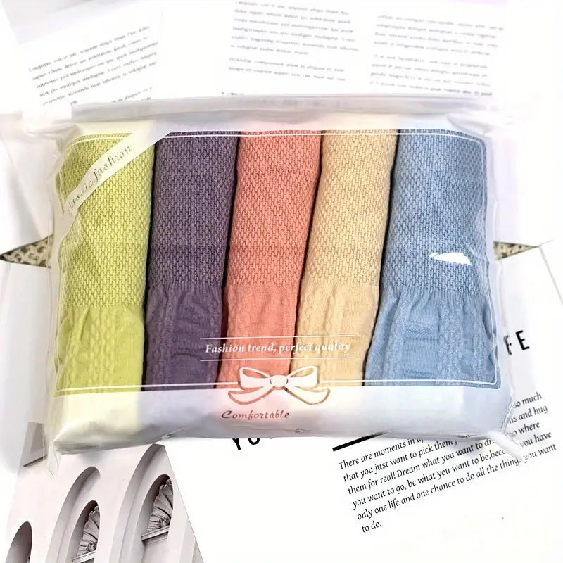 Pack of 3 soft  Cotton Women  high  Waist panties