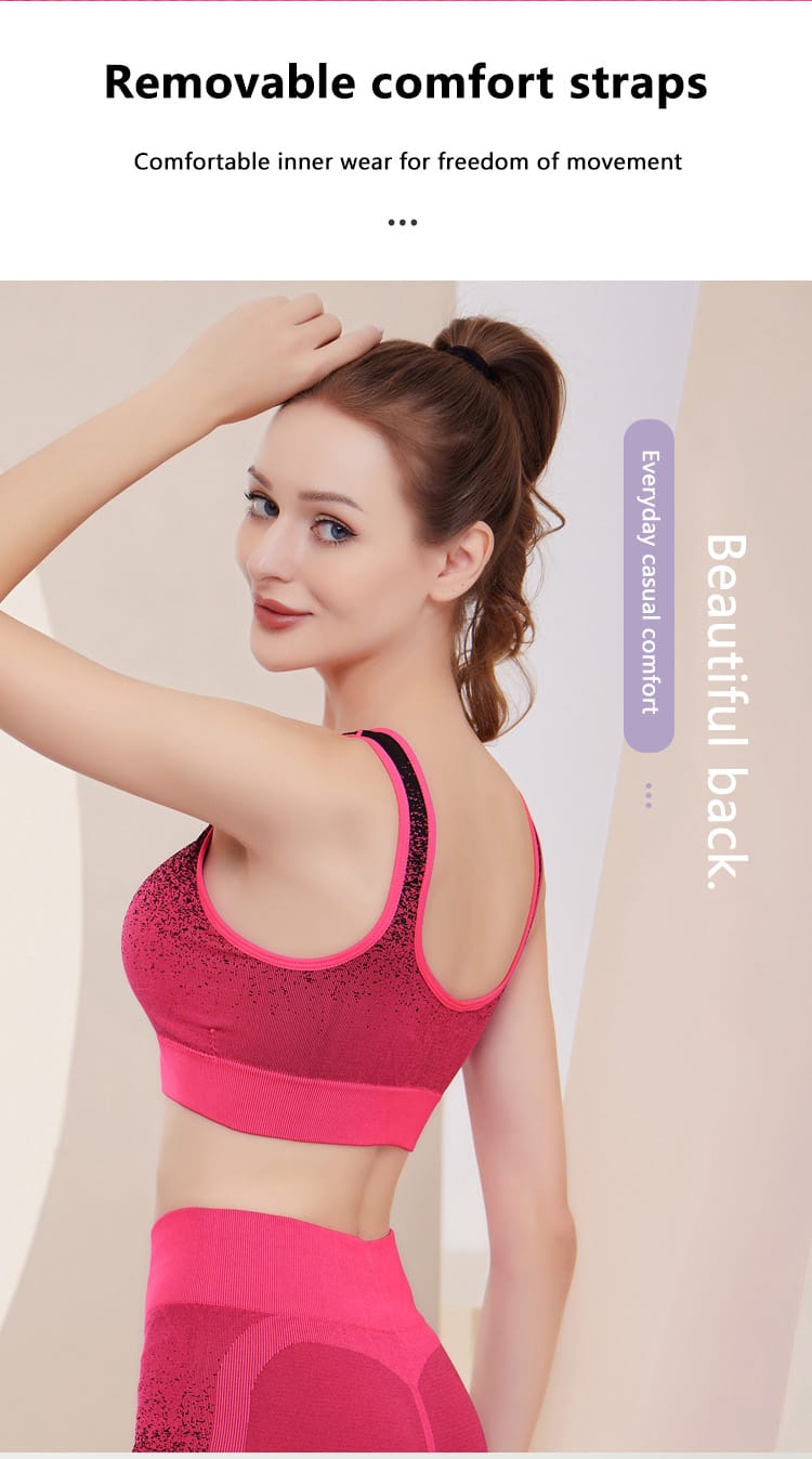 Imported quality sport bra panty set