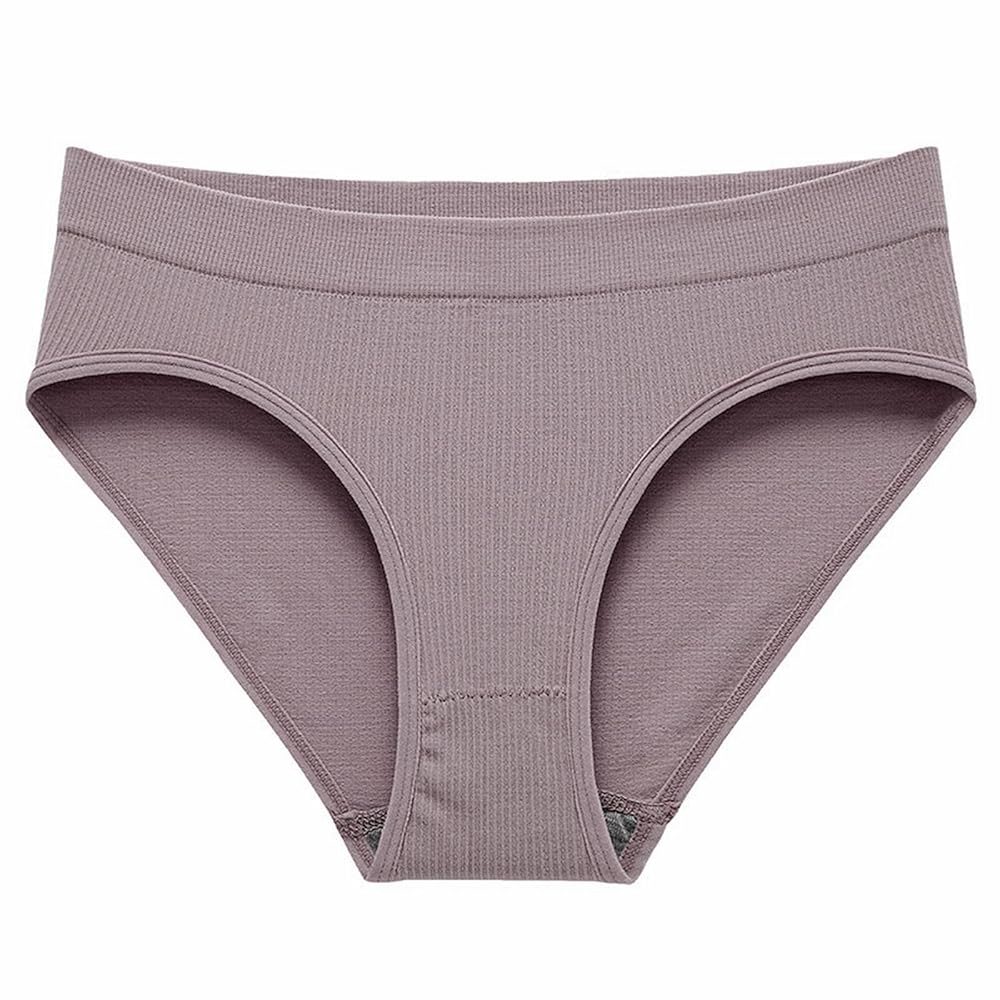 Pack of 3  Women's Briefs Briefs Trendy Ribbed Bikini Set Plus Underwear