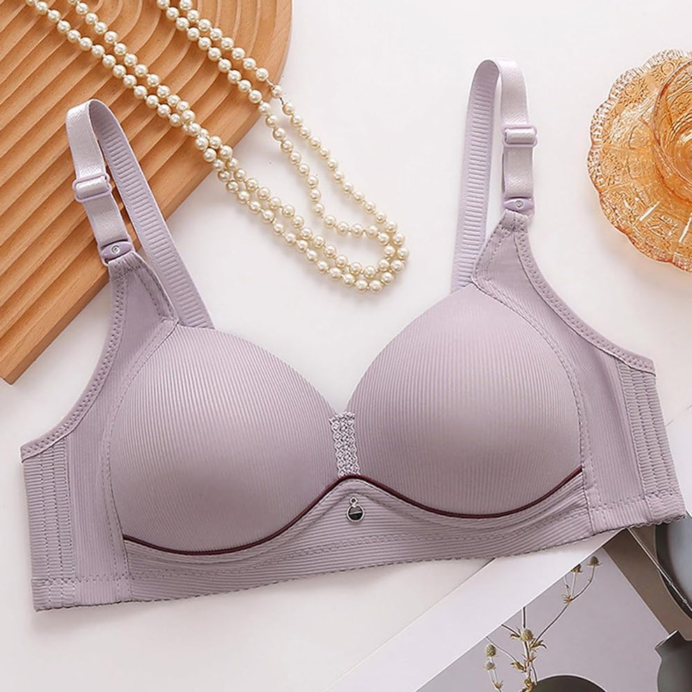 Wireless high quality single padded bra