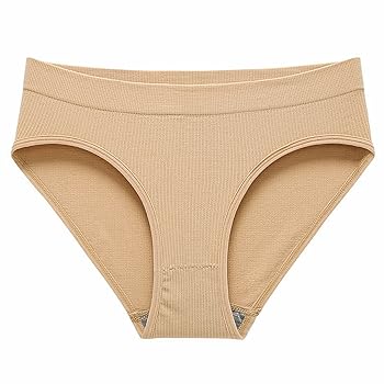 Pack of 3  Women's Briefs Briefs Trendy Ribbed Bikini Set Plus Underwear