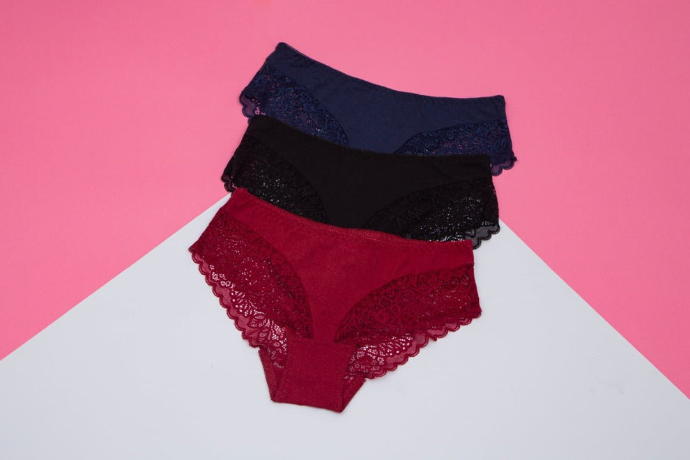 Galaxy cotton lace panties pack of 2