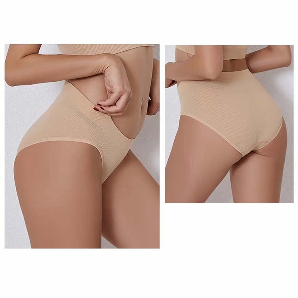Pack of 3  Women's Briefs Briefs Trendy Ribbed Bikini Set Plus Underwear