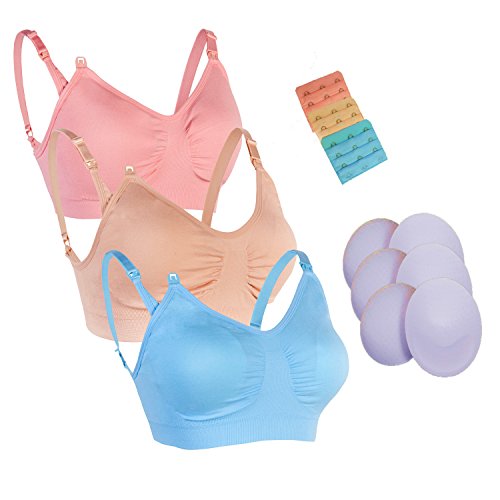 Nursing removable padded bra