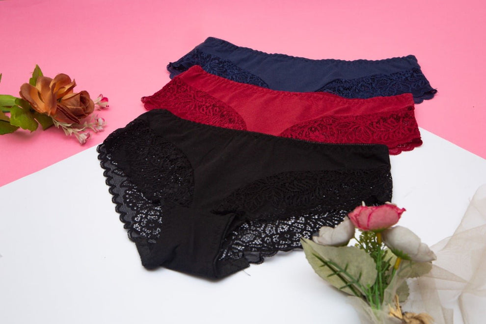 Galaxy cotton lace panties pack of 2