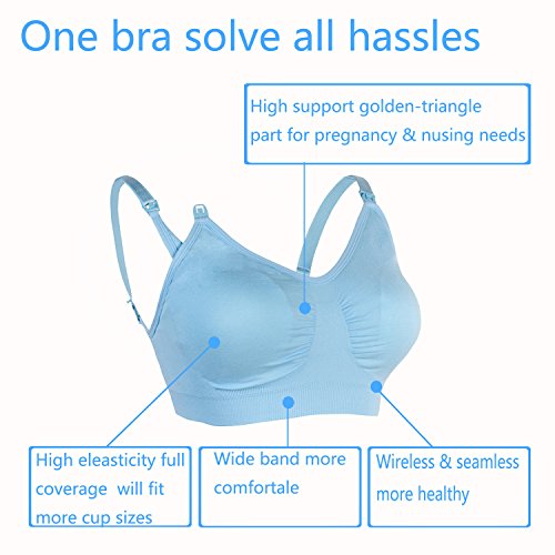 Nursing removable padded bra