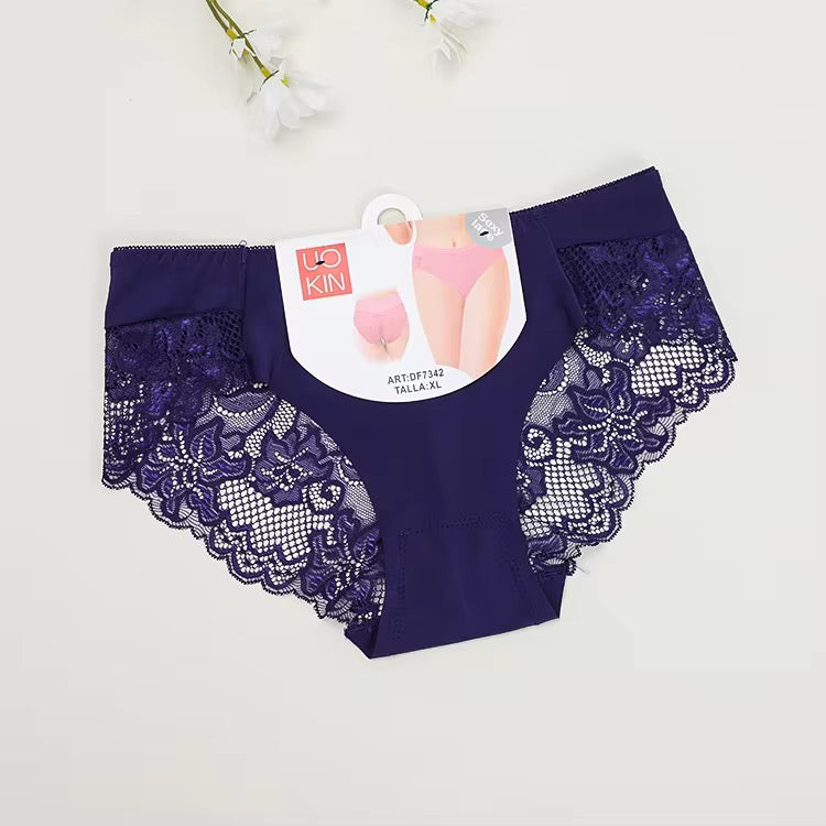 Seamless Ice Silk Lace Underwears(k8011)