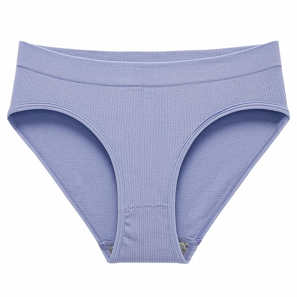 Pack of 3  Women's Briefs Briefs Trendy Ribbed Bikini Set Plus Underwear