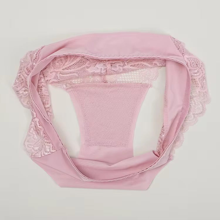 Seamless Ice Silk Lace Underwears(k8011)