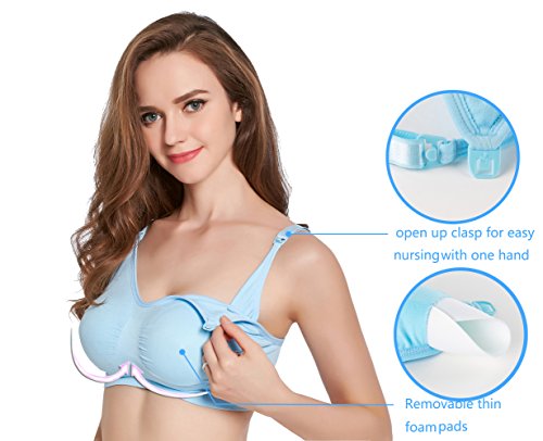 Nursing removable padded bra