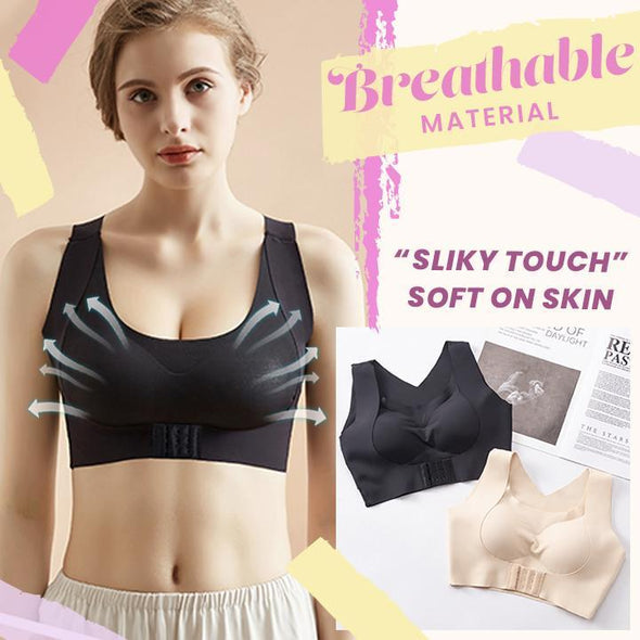 Posture Corrector Front Closure Push Up Bralette Shockproof ultra-comfort