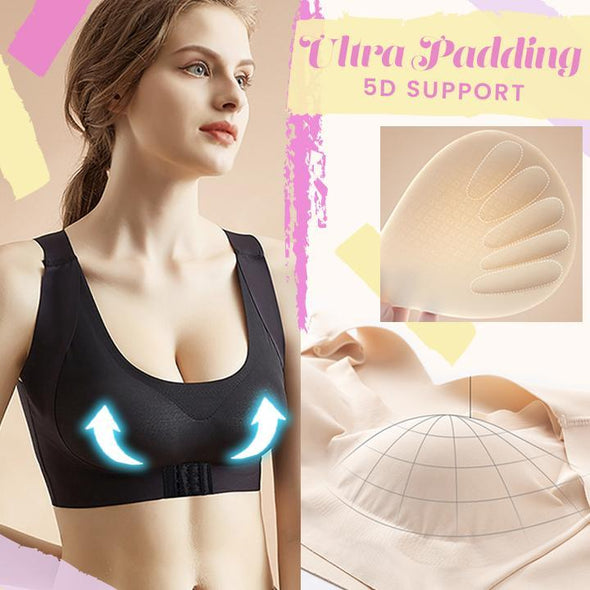 Posture Corrector Front Closure Push Up Bralette Shockproof ultra-comfort