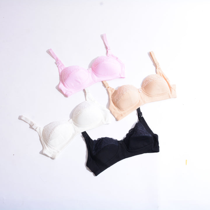 Extra light padded embroidery bra