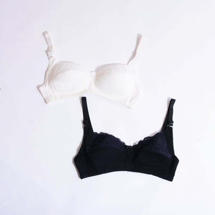 Extra light padded embroidery bra