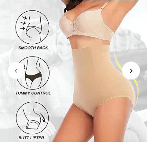 Belly control high waist panty