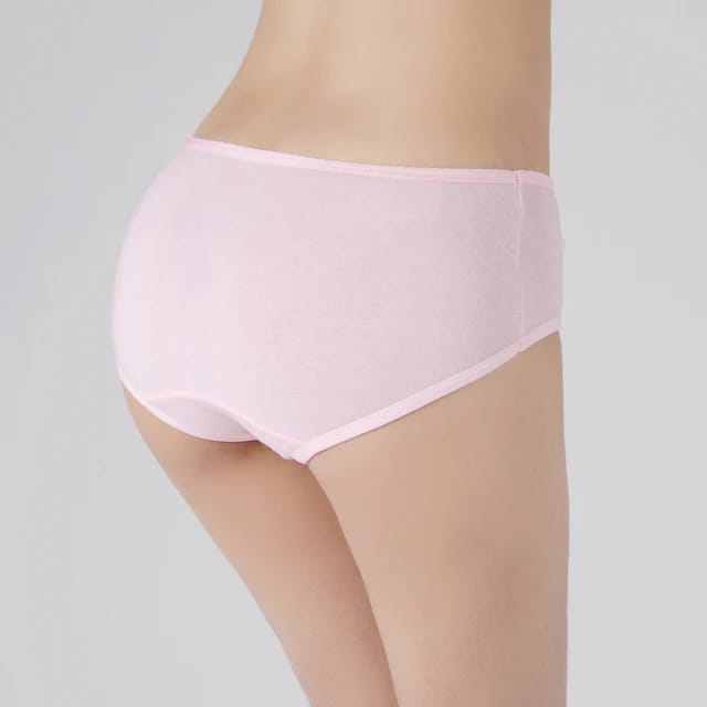 Pack of 4 New Cotton Women Panties Low Waist Comfortable Underwear