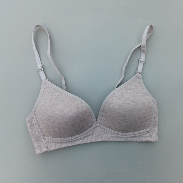 Cotton pad smart pushup bra