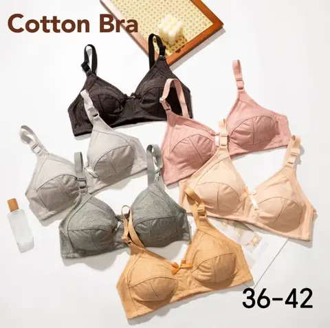 Sold cotton bra