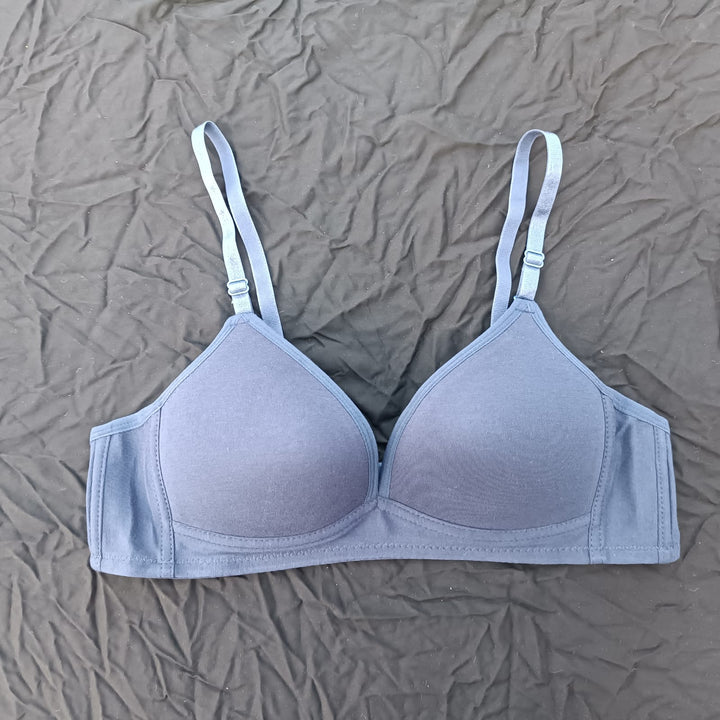 Cotton pad smart pushup bra