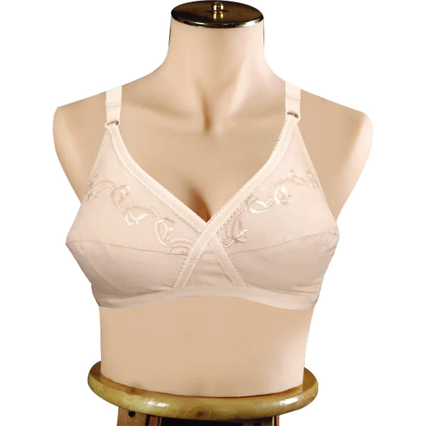 Comfort cross cotton bra