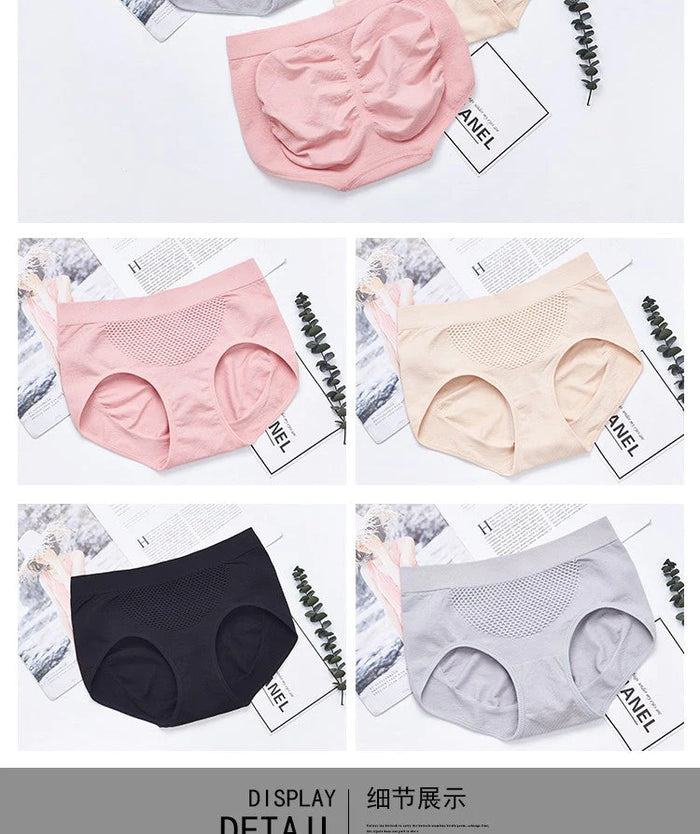 High quality mid waist panties pack of 3