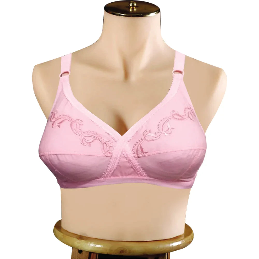 Comfort cross cotton bra